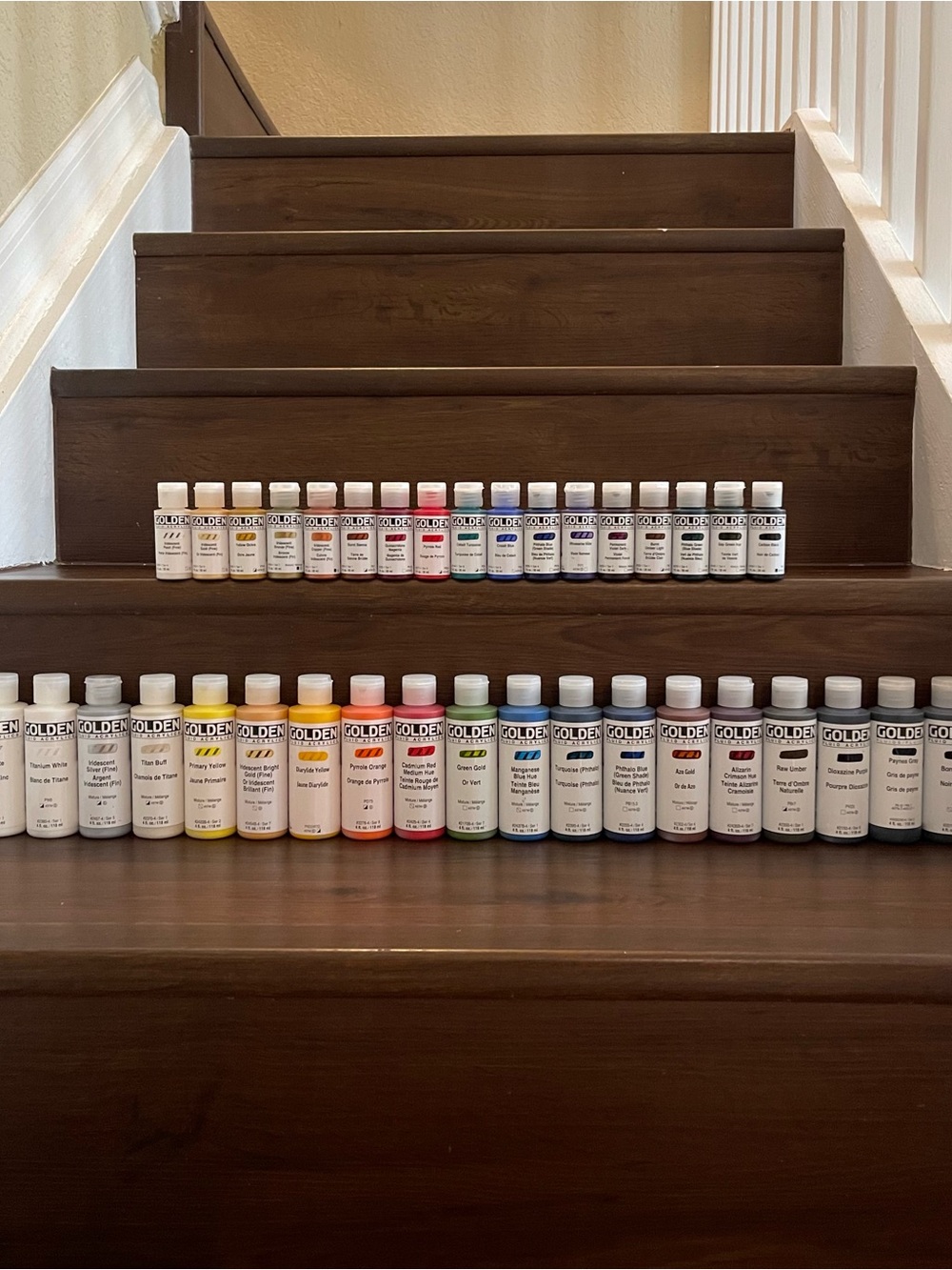 Golden Fluid Acrylics Paint Bundle #7 - Brilliance (36 Bottles)